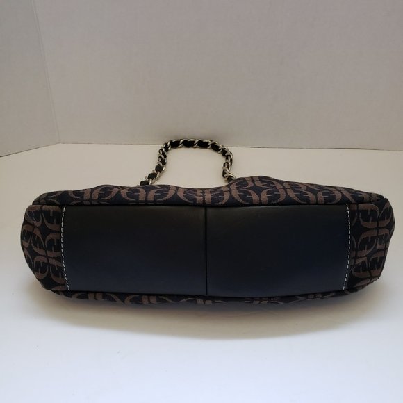 Fossil Initial Handbag with Kiss Lock and Leather Chain Strap - Picture 3 of 11